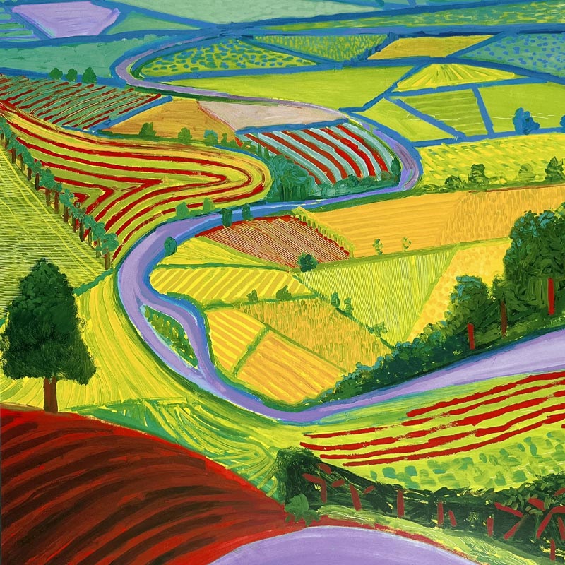 Garrowby Hill poster by David Hockney - Image 2