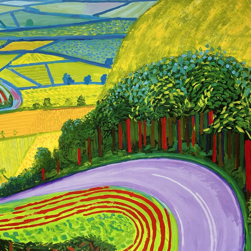 Garrowby Hill poster by David Hockney - Image 3