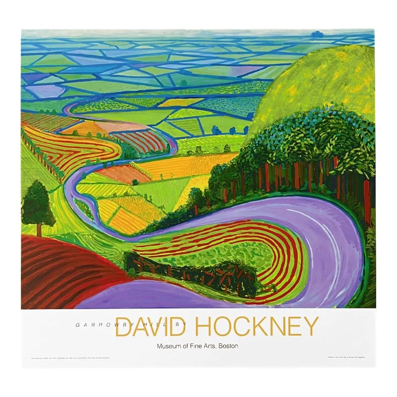 Garrowby Hill poster by David Hockney - Image 4