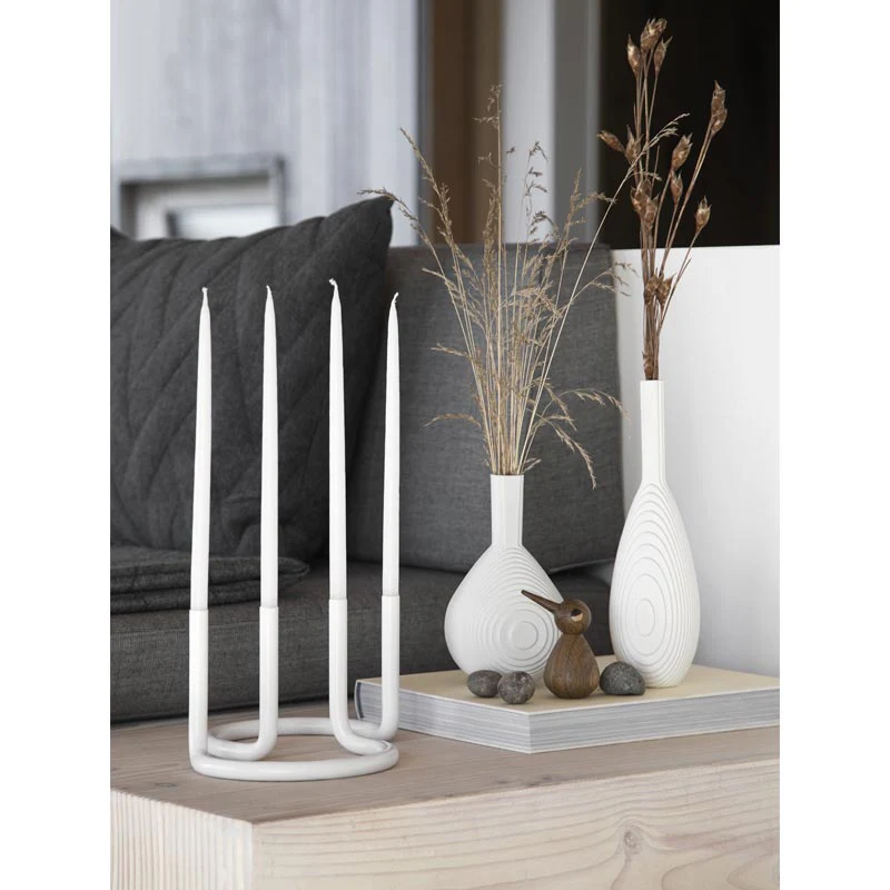 Candles for Gemini candleholder - pack of 4 - white - Image 2