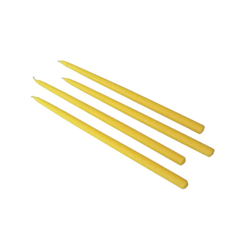 Gemini Candles - 4pc - Yellow - by Architectmade - Image 2