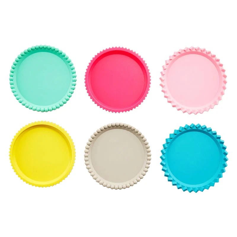 Geo Stacking Coasters by MoMA - Pastel Colours - Image 3
