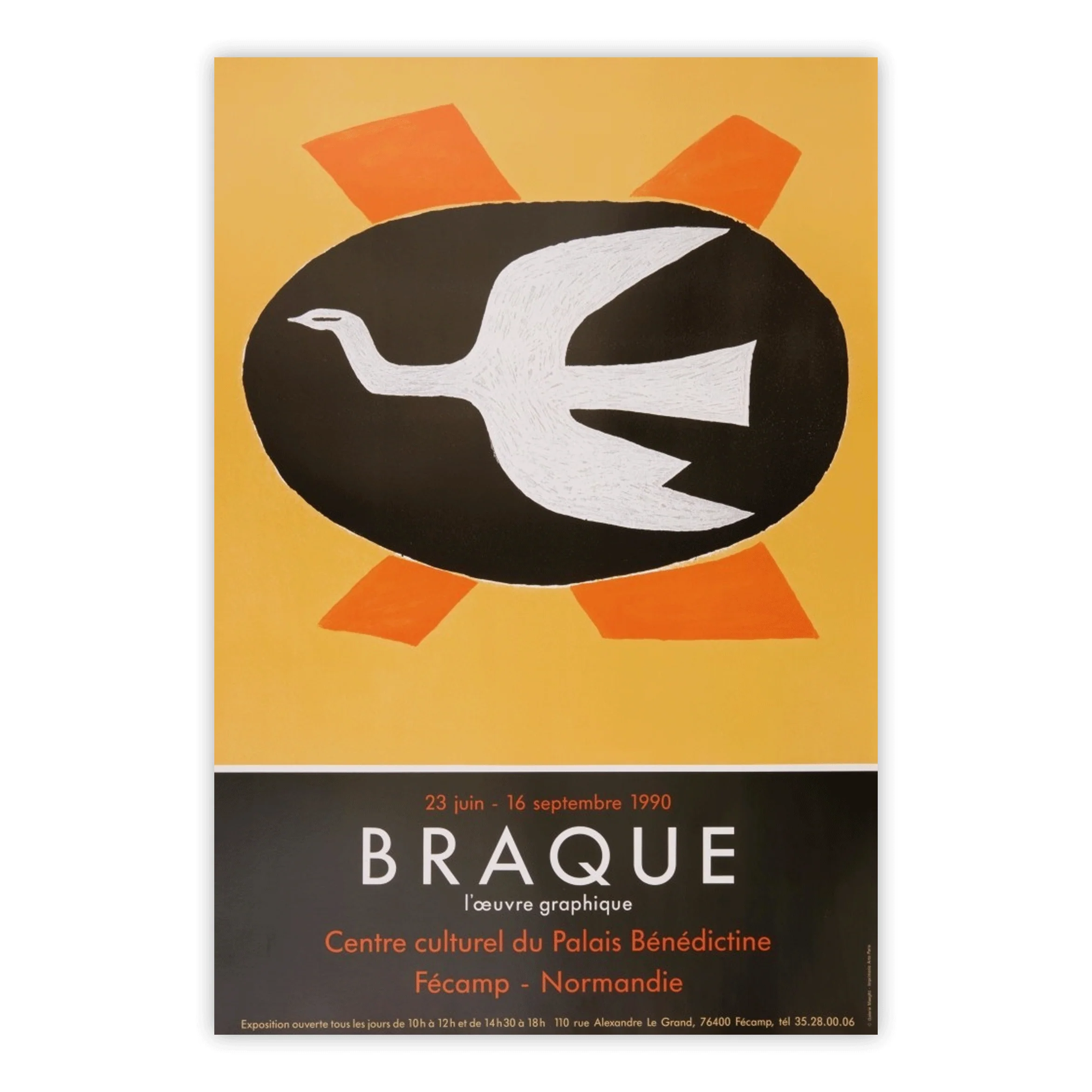 Georges Braque Bénédictine Fécamp Exhibition Poster, 1990 - Image 2