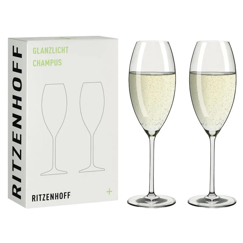 Glanzlicht (8011003)- Champagne Glass - Set of 2 - by Ritzenhoff - Image 4