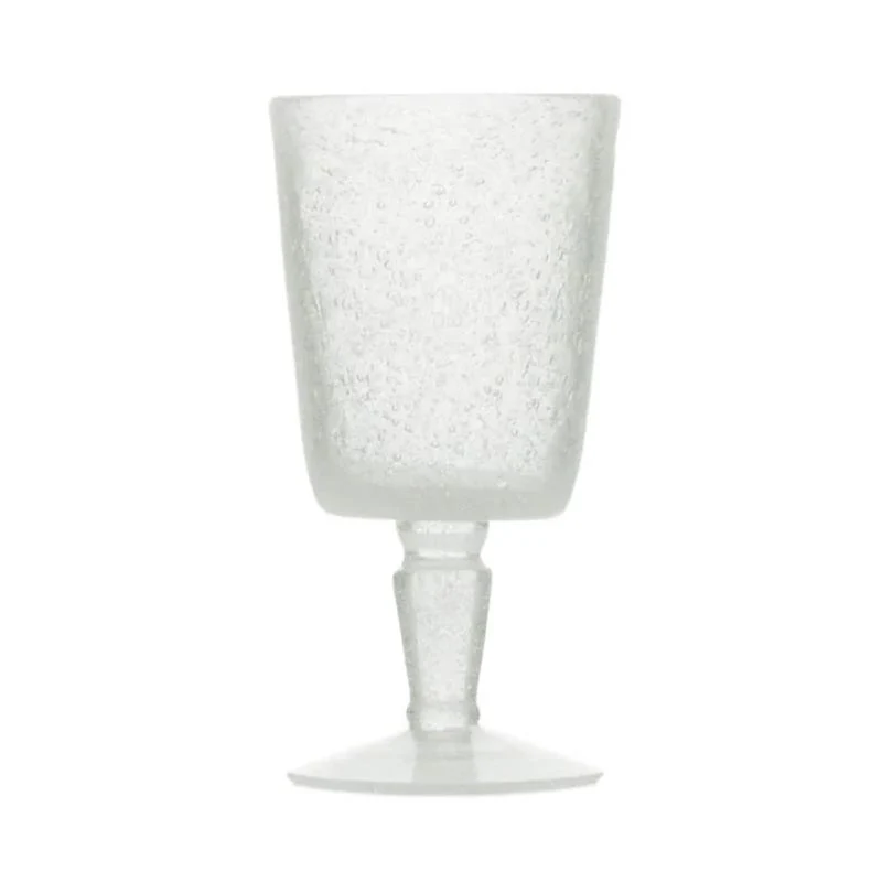 Memento Glass Goblet - White transparent - by Serafino Zani - Image 2