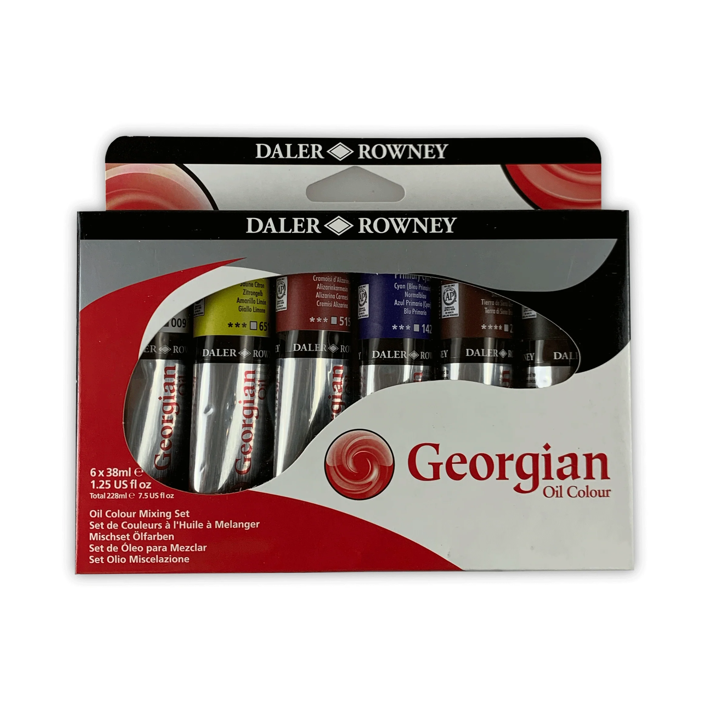 Georgian Oil Colour Mixing Set - 6 x 38 ml - Image 2
