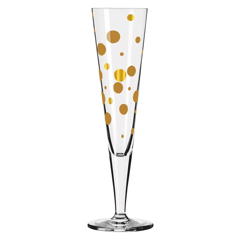 Goldnacht Champagne Glass #41 - des. Andrea Arnolt for Ritzenhoff - Image 7