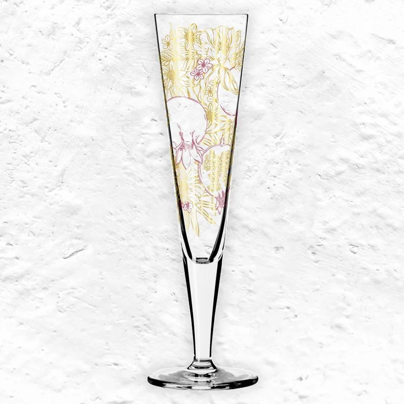 Goldnacht Champus - Single Champagne Glass #31 (1071031) - des. Maggie Enterrios for Ritzenhoff