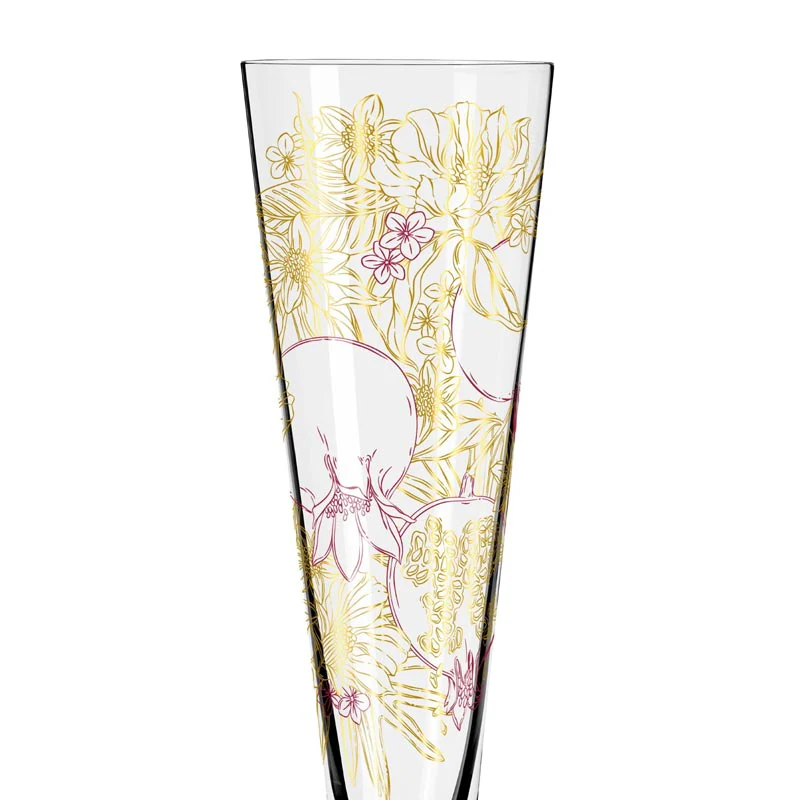 Goldnacht Champus - Single Champagne Glass #31 (1071031) - des. Maggie Enterrios for Ritzenhoff - Image 2