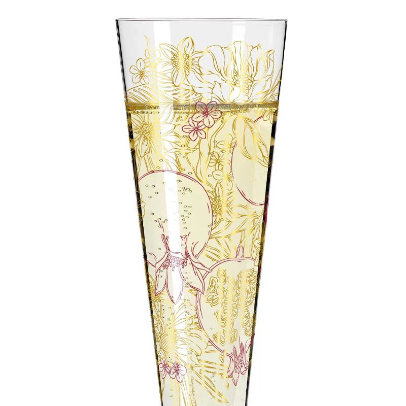Goldnacht Champus - Single Champagne Glass #31 (1071031) - des. Maggie Enterrios for Ritzenhoff - Image 4