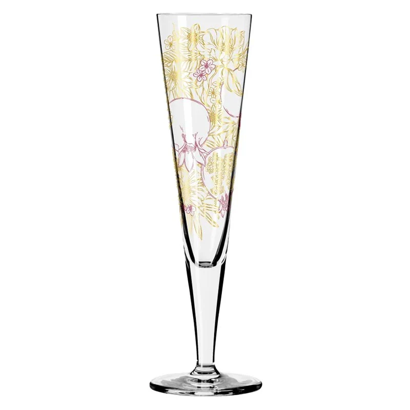 Goldnacht Champus - Single Champagne Glass #31 (1071031) - des. Maggie Enterrios for Ritzenhoff - Image 7