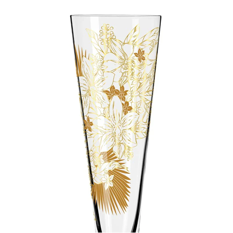 Goldnacht Champus - Single Champagne Glass #32 (1071032) - des. Maggie Enterrios for Ritzenhoff - Image 2