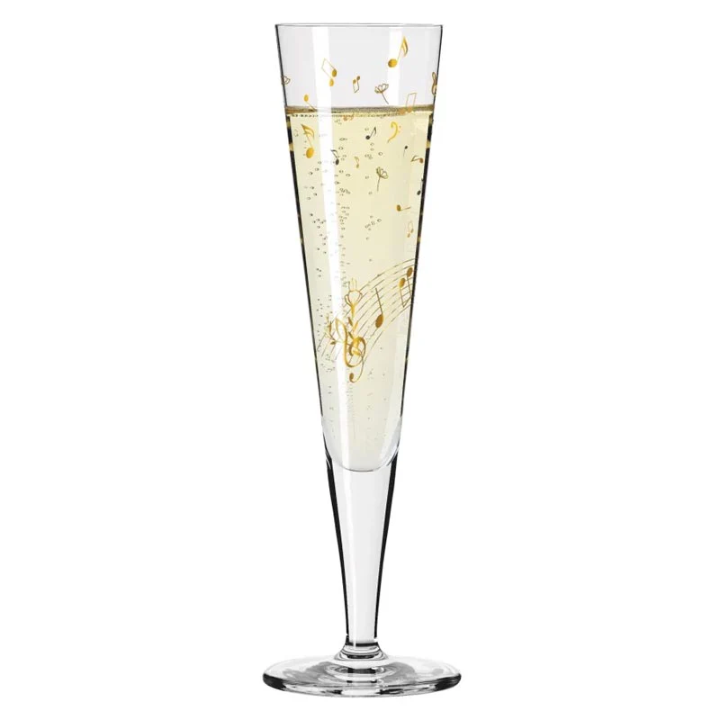 Goldnacht Champagne Glass -#F25 des. Theresa Kuhlmann for Ritzenhoff - Image 3