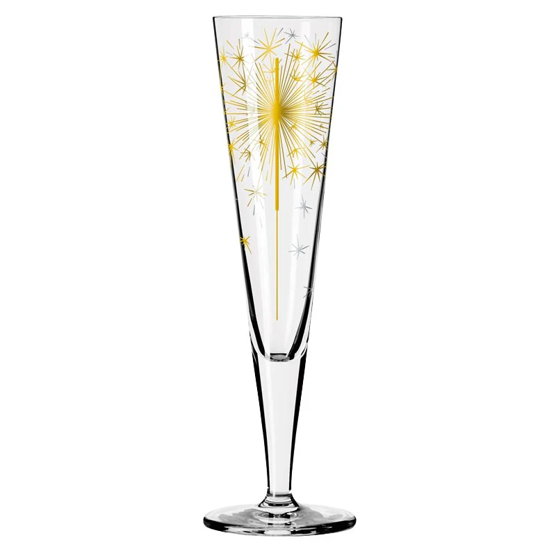 Goldnacht Champagne Glass #5 - des. Petra Mohr for Ritzenhoff - Image 7