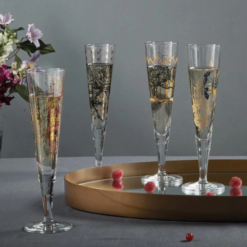 Goldnacht Champus - Champagne Glass Set H23 - des. Rohni Bohnenberg for Ritzenhoff (6261001) - Image 6