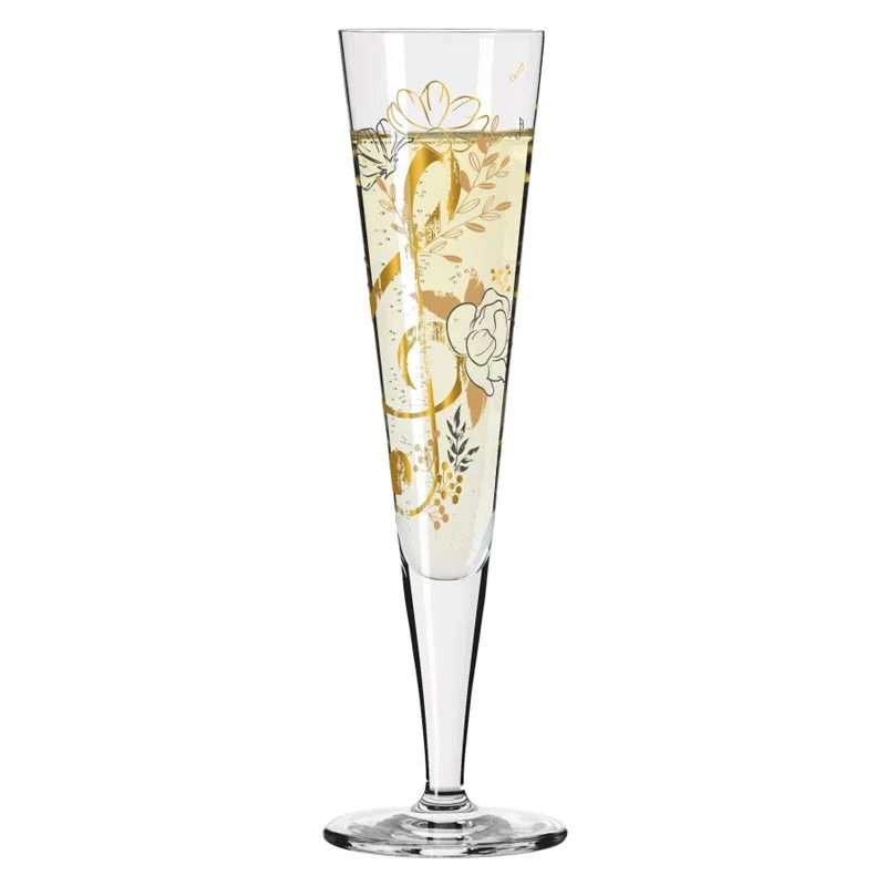 Goldnacht Champagne Glass F25 des. Melina Sparschu for Ritzenhoff - Image 3