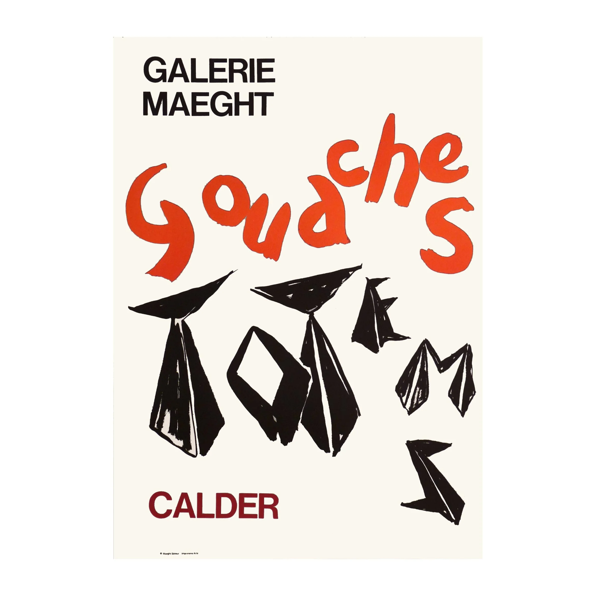 Gouaches and Totems poster by Alexander Calder - Image 2