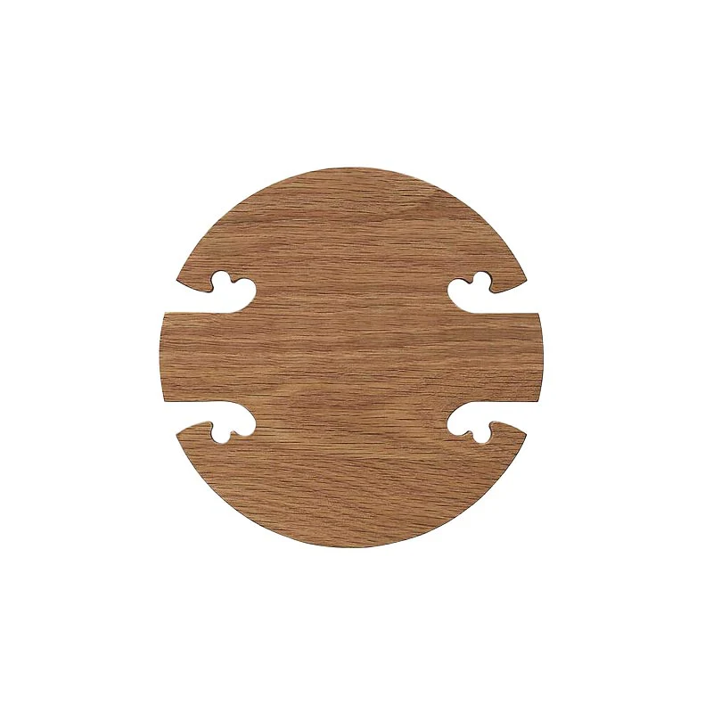 Gourmet trivet - oak, round - des. Gunnar Cyrén, 1972 - Image 3