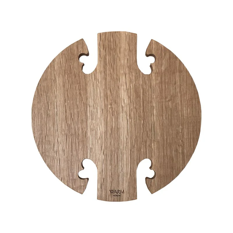 Gourmet trivet - walnut - round des. Gunnar Cyrén 1972 - Image 4