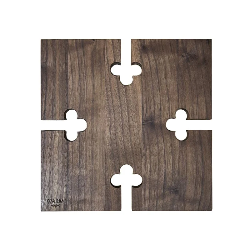 Gourmet trivet - walnut - square - des. Gunnar Cyrén, 1972 - Image 2