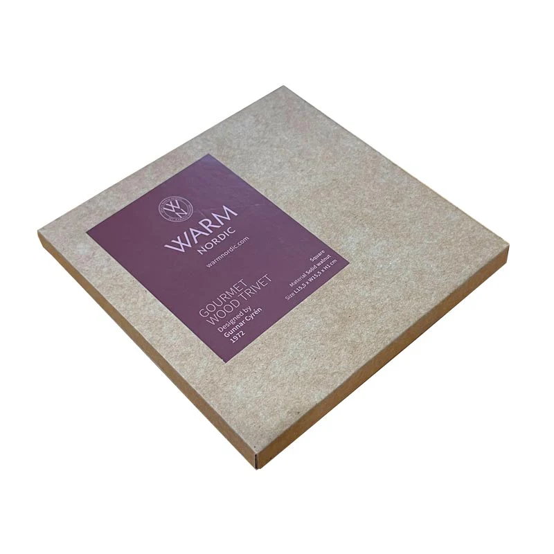 Gourmet trivet - walnut - square - des. Gunnar Cyrén, 1972 - Image 3