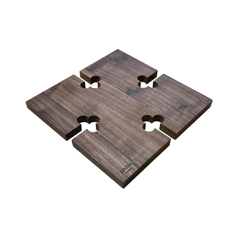Gourmet trivet - walnut - square - des. Gunnar Cyrén, 1972 - Image 4