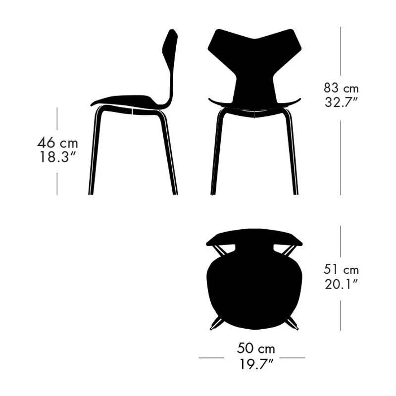 Grand Prix™ Chair - Walnut / Walnut - des. Arne Jacobsen, 1957 (made by Fritz Hansen) - Image 4
