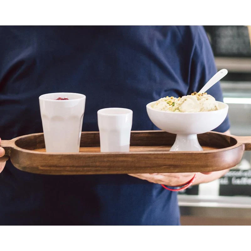Grande Bowl on Foot - White - D. 14cm - by ASA - Image 2