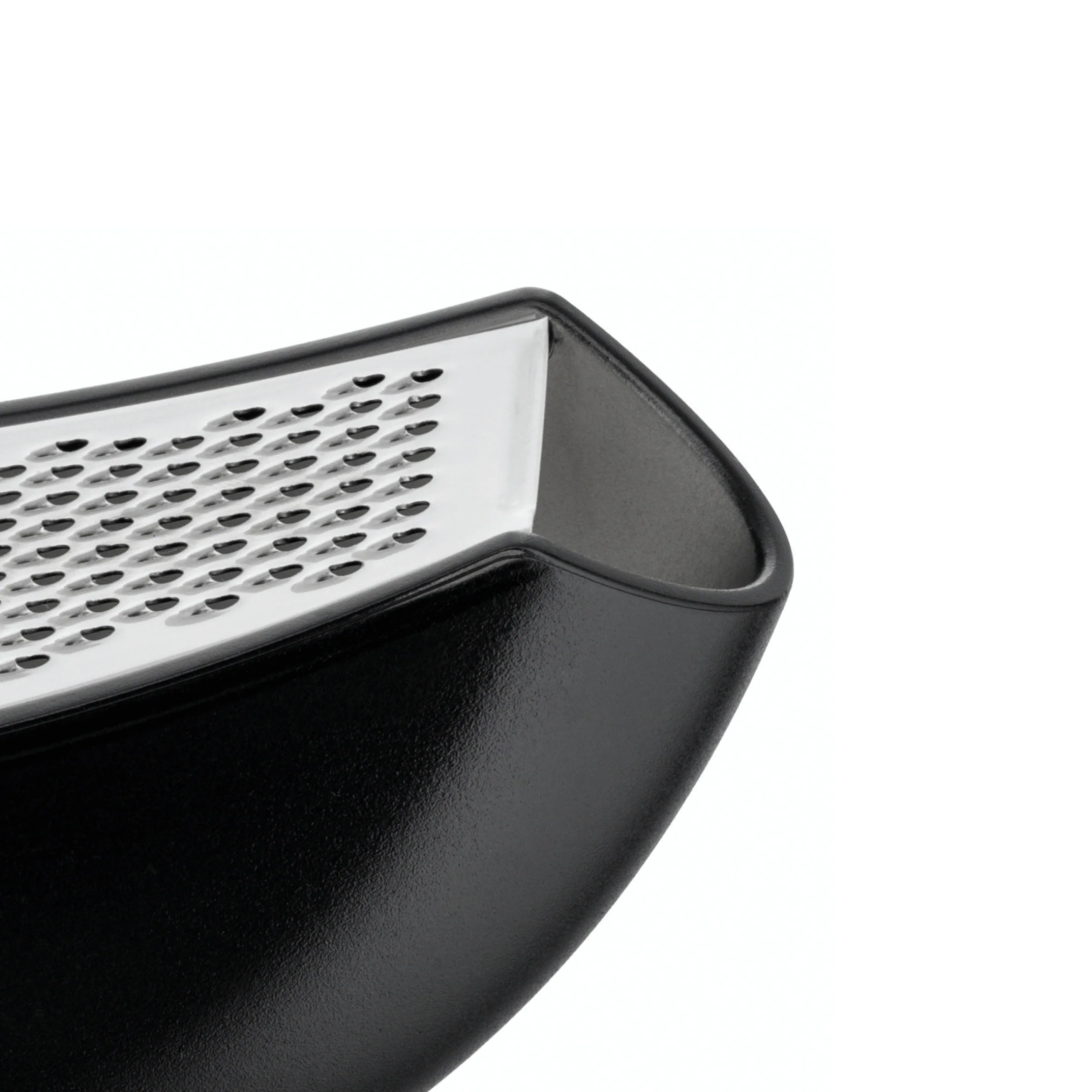 Parmenide parmesan grater with cheese cellar des. Alejandro Ruiz for Alessi (black) - Image 3