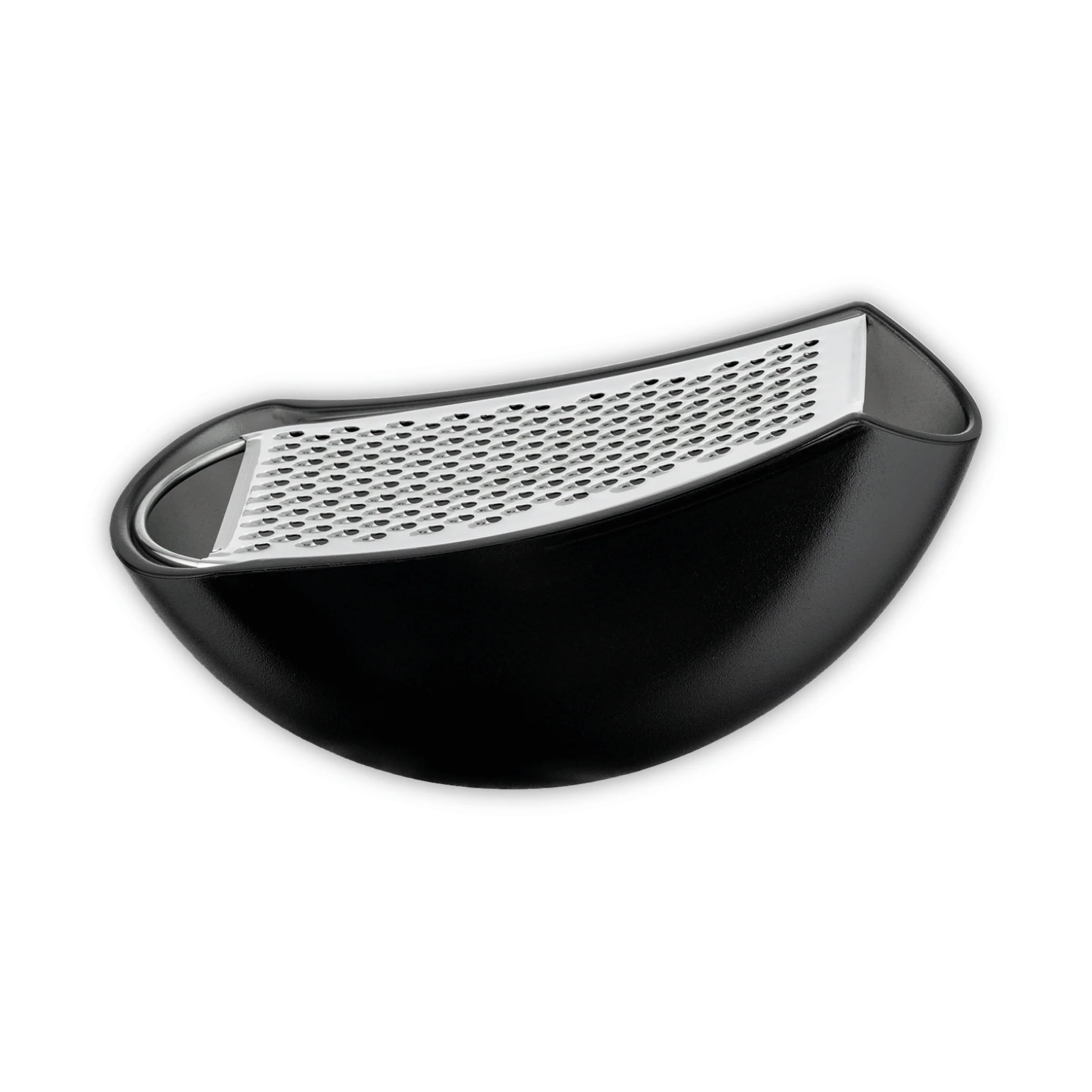 Parmenide parmesan grater with cheese cellar des. Alejandro Ruiz for Alessi (black) - Image 5