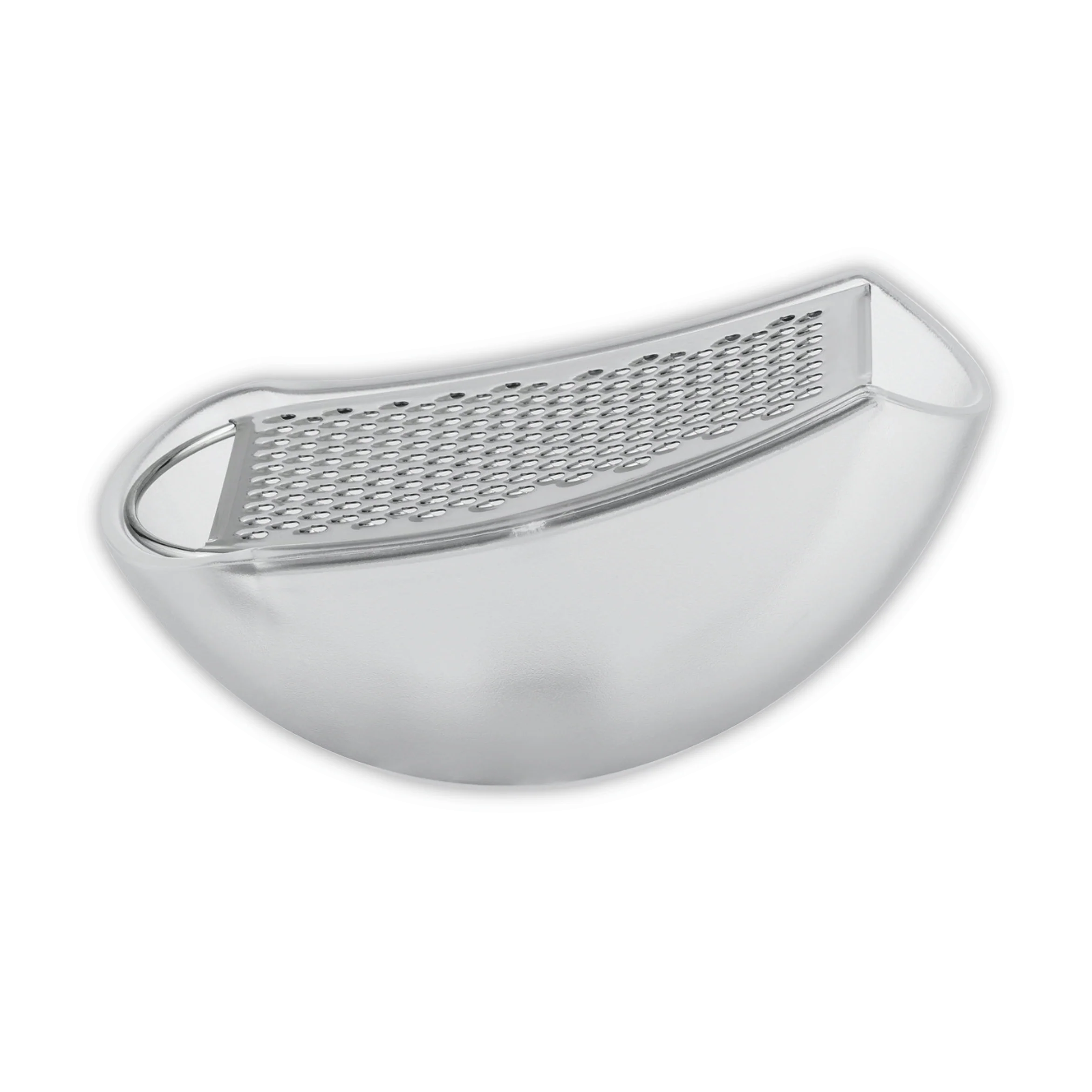 Parmenide grater with cheese cellar des. Alejandro Ruiz for Alessi (clear) - Image 4
