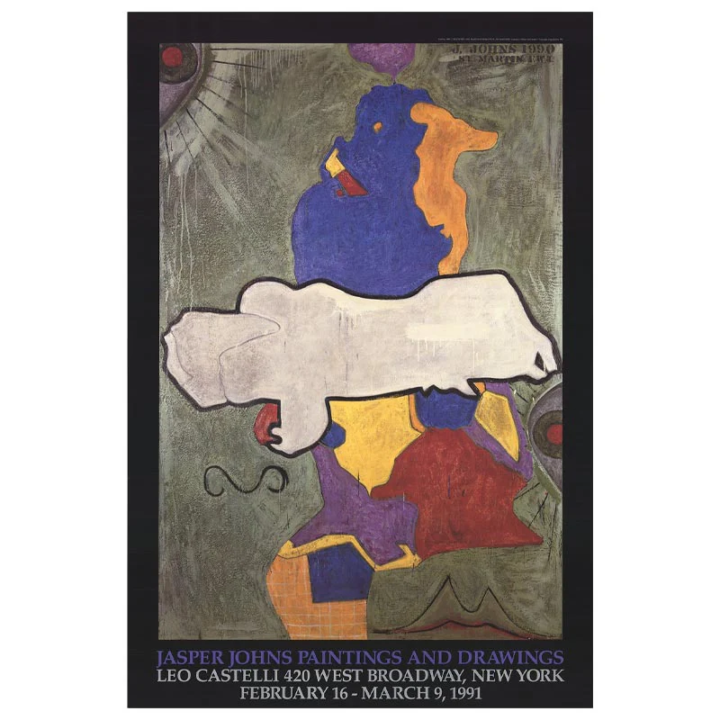 Green Angel poster by Jasper Johns - Image 3