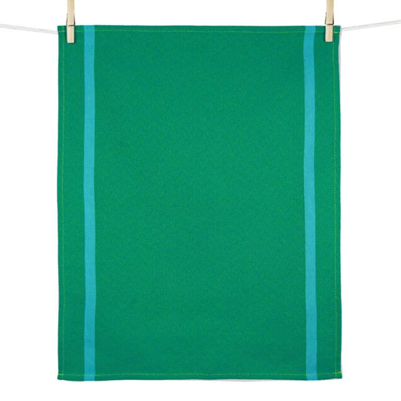 Green (Colorama vert) Hand Towel, by Tissage Moutet - Image 3