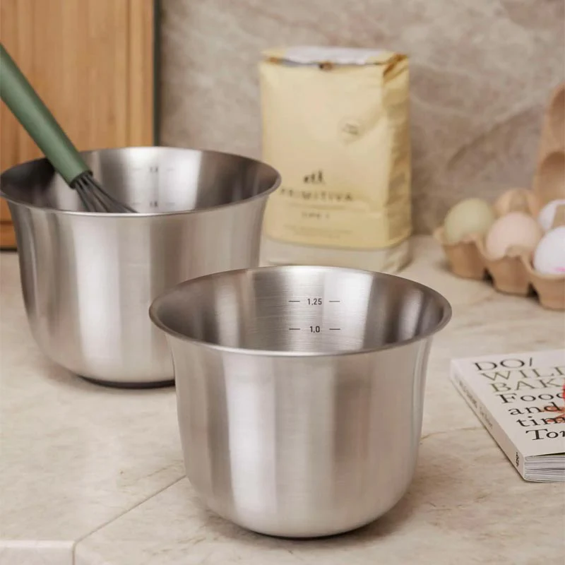 Green Tools 2.3 litre Recycled Stainless Steel mixing bowl by Eva Solo - Image 8