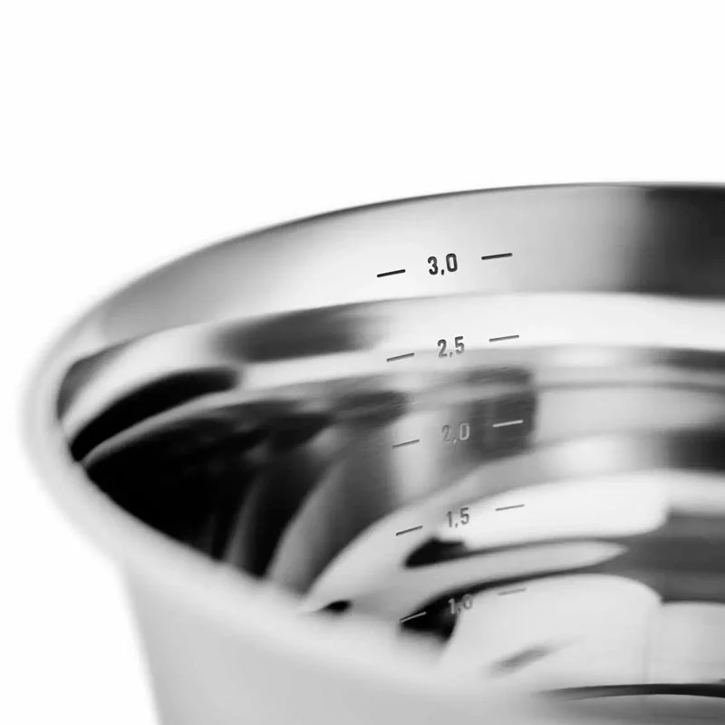 Green Tools 3.3 litre Recycled Stainless Steel Mixing Bowl by Eva Solo - Image 4