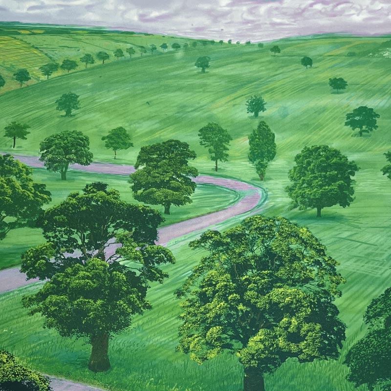 Green Valley Poster by David Hockney - Image 3