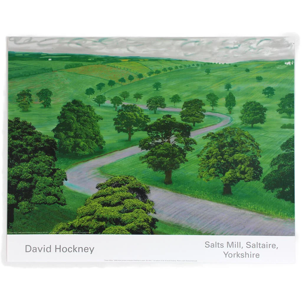 Green Valley Poster by David Hockney - Image 4