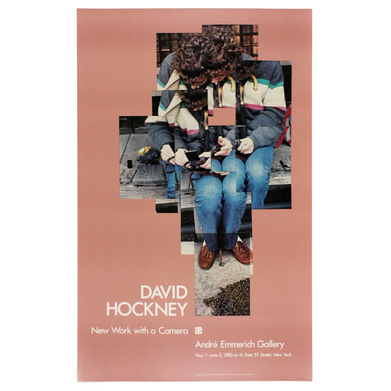 Gregory Loading his Camera poster by David Hockney (Andre Emmerich Gallery, New York, 1983) - Image 2