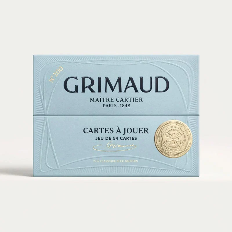 Grimaud N°200 : Cartes à Jouer (Dolphin Blue) - Image 7