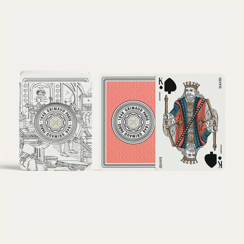 Grimaud N°201 : Cartes à Jouer (Coral Red) - Image 4