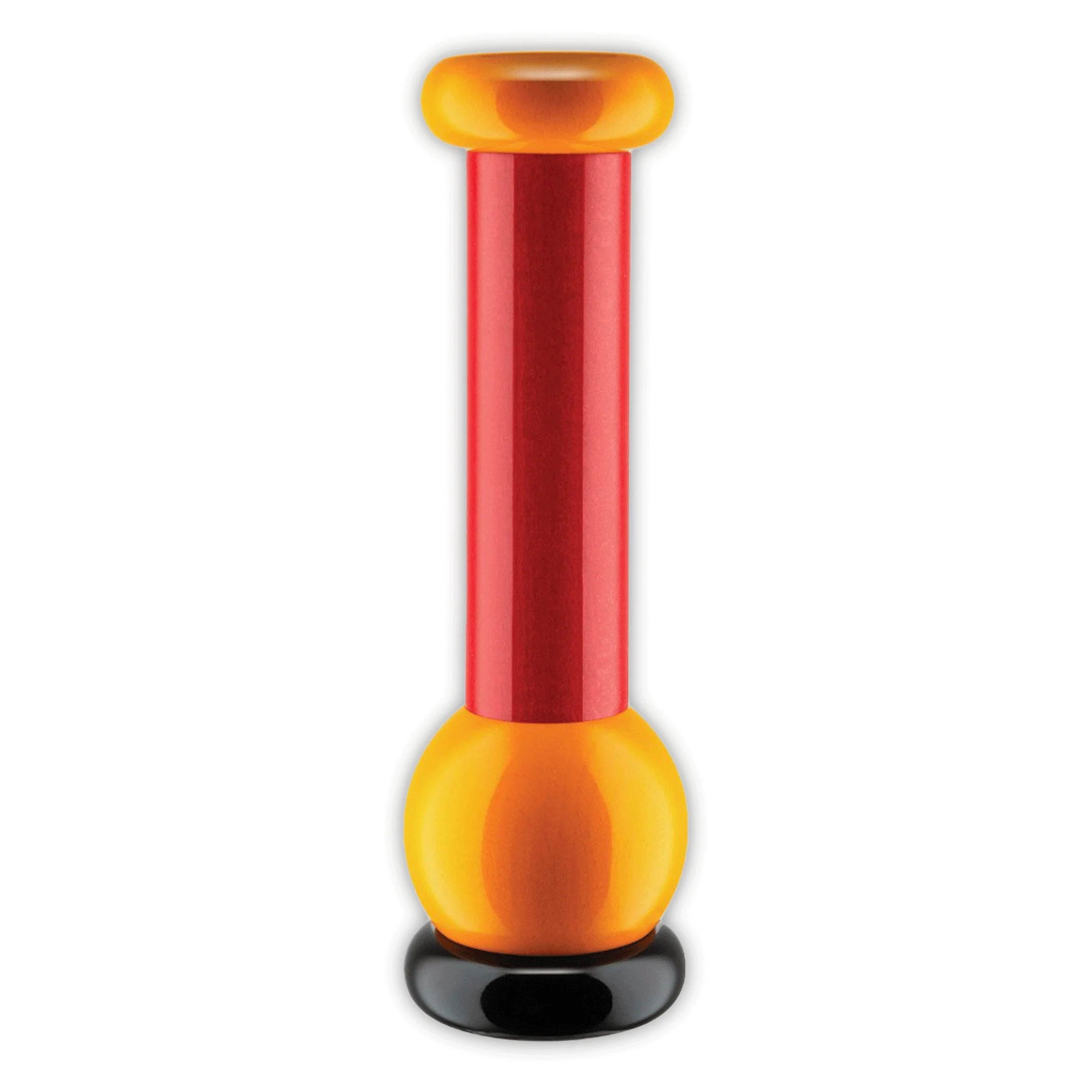Twergi grinder - black, yellow & red - des. Ettore Sottsass for Alessi, 1989 (2021 reissue) - Image 3