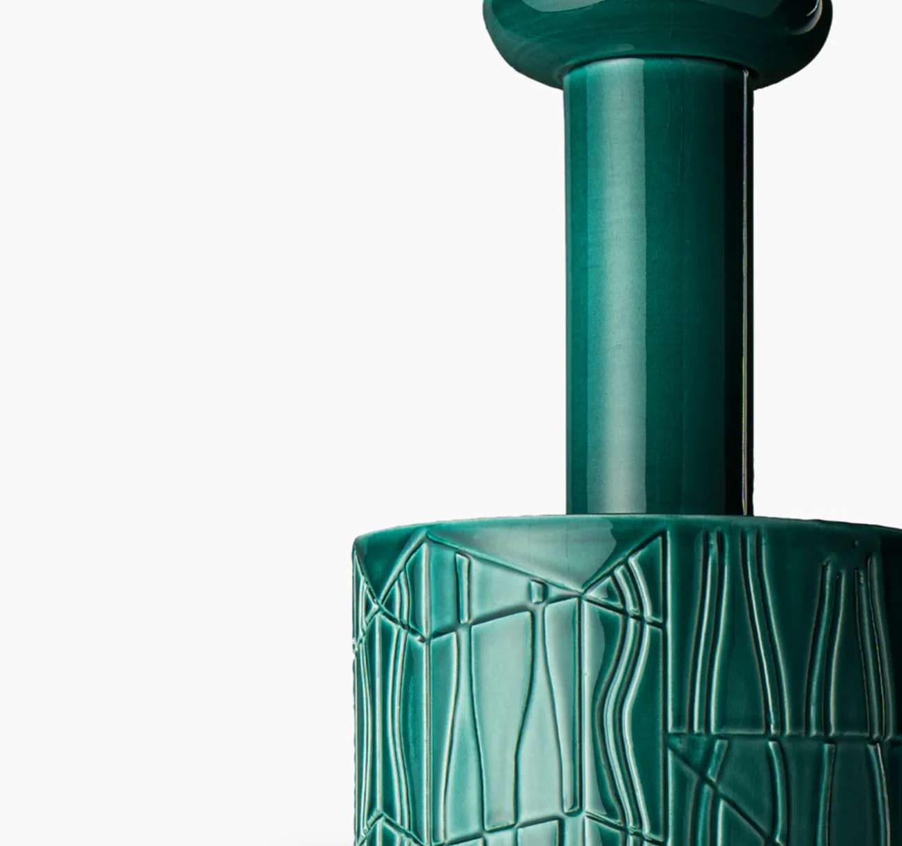 Guadalupe Vase - Green - H49cm - des. Bethan Laura Wood for Bitossi Ceramiche - Image 3