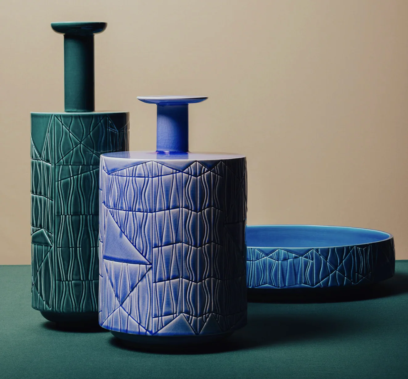 Guadalupe Vase - Green - H49cm - des. Bethan Laura Wood for Bitossi Ceramiche - Image 4