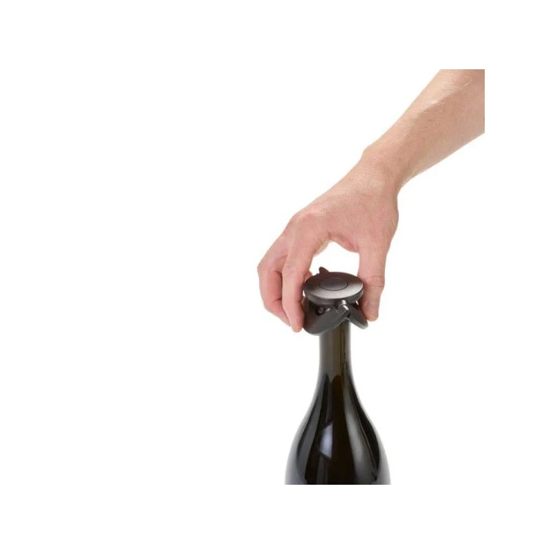 Gusto Champagne Stopper - Black - by AdHoc - Image 5