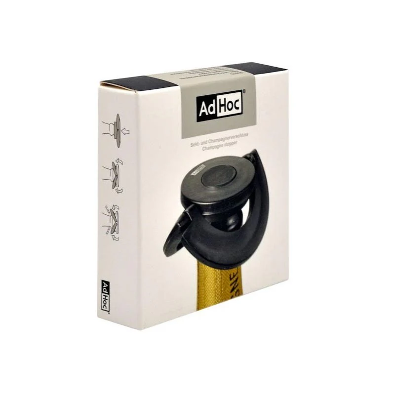 Gusto Champagne Stopper - Black - by AdHoc - Image 9