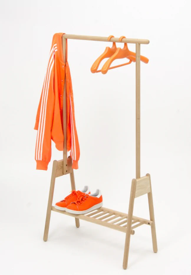 Hang Up Coat Stand - Oak - des. Lincoln Rivers for Wireworks - Image 3