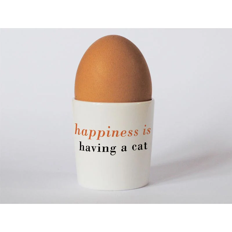 Happiness Catnap Egg Cup Orange - by Repeat Repeat - Image 2