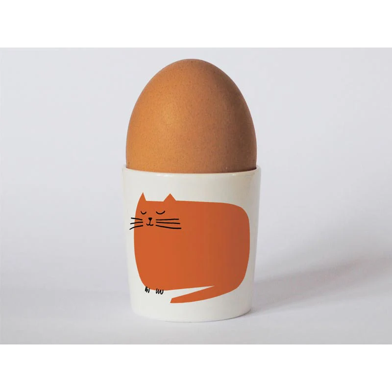 Happiness Catnap Egg Cup Orange - by Repeat Repeat - Image 4