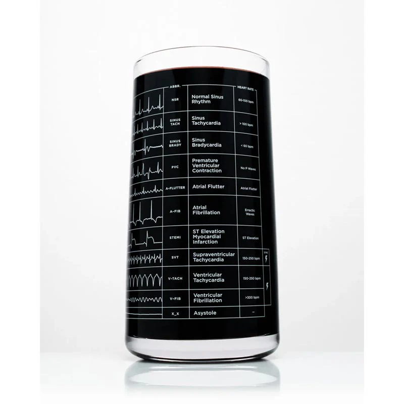Heartbeat Tumbler Drinking Glass by Cognitive Surplus - Image 2