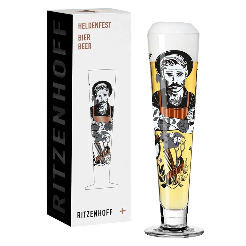 Heldenfest Beer Glass, des. Werner Bohr for Ritzenhoff - Image 5